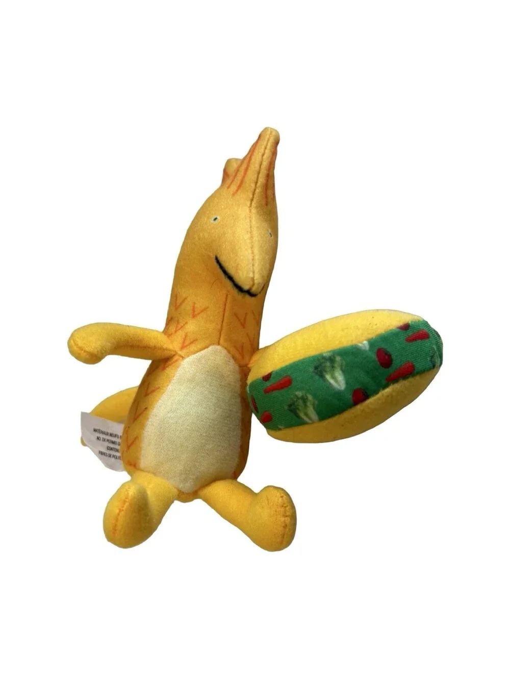 Dragons Love Tacos Mini Doll Plush Toy Figure Yellow Dragon Stuffed Animal